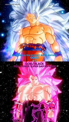 Dragonball Xenoverse 2 MOD | MUI 3 GOKU VS FULL POWER SUPER SAIYAN ROSE GOKU BLACK