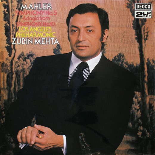 Mahler, Los Angeles Philharmonic, Zubin Mehta - Symphony No. 5 / Adagio From Symphony No. 10