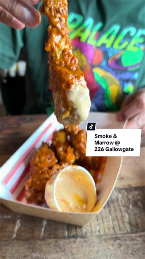 Smoke & Marrow: Spicy Chicken Tenders at Barras Market
