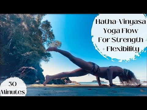 Yoga on the Beach 30 minutes Hatha-Vinyasa Flow for Strength & Flexibility
