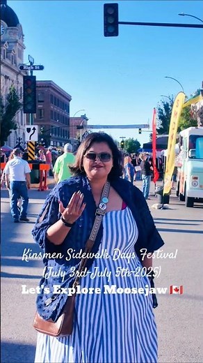 Let's Explore Moosejaw 🇨🇦: 🎉 A Day of Fun at Moose Jaw's Kinsmen Sidewalk Festival! 🎨🍿🎶