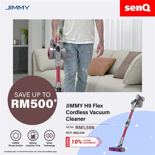 No Dust Left! 來 JIMMY will not let any corner go unnoticed! Get the...