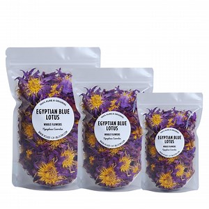 Premium Organic Egyptian Blue Lotus (nymphaea Caerulea) – Whole Dried Flowers - Etsy