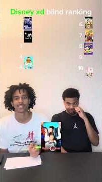 Blind ranking ￼Disney XD shows