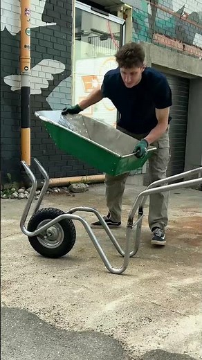 Impressive DIY Wheelbarrow