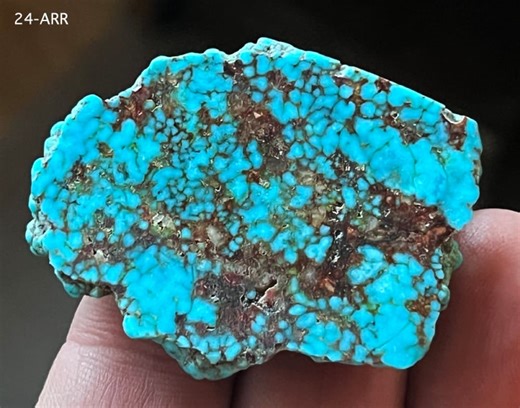 Kingman Spiderweb Turquoise ULTRA Grade Rough - BIG 45mm GENUINE Arizona Seller! - Etsy