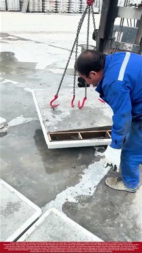 Using a Forklift and Embedded Loops to Demold Concrete Slab