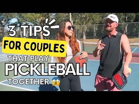 3 Tips for Couples That Play Pickleball Together | Pickleball Doubles Strategy & Couples Strategy ;)