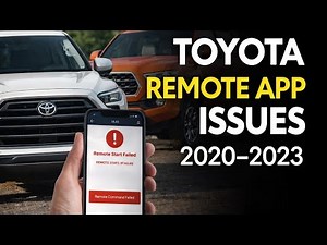 Toyota Remote App Issues: Start/Lock Won’t Respond | Fixes Inside