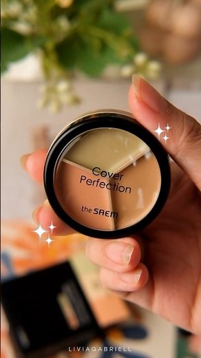 3 in 1 the saem triple pot concealer🫶🏼🎀☁️ #kbeauty #concealer