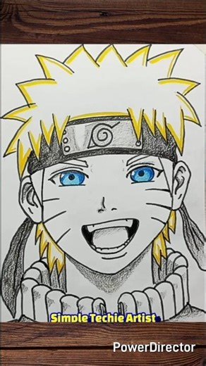 Easy Naruto Drawing 🍥 | Step by Step Anime Sketch