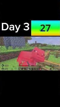 Day 3 of trying to beat Minecraft but I can only play 1 minute per day #minecraft #minecraftshorts