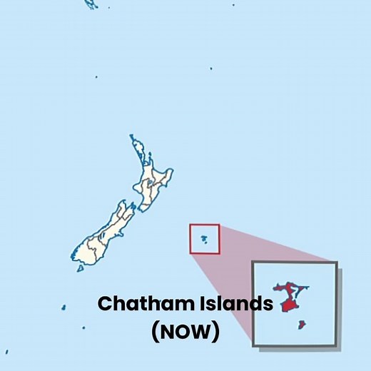 Chatham Islands Empire | NOW VS THEN (Part 2) #empire #geography #history #chathamislands