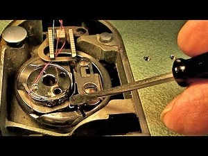 How to Adjust the Thread Clearance Gap on the Singer Model 327K Sewing Machine.