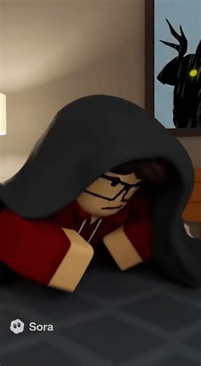 The blanket will protect me... right? 😨 (Roblox Horror)