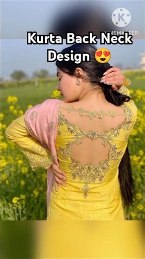 New Kurti Back Neck Design💓2025 Kurta Gala Design for girls🥰#kurtaset #kurtapalazzo #kurtagaladesing