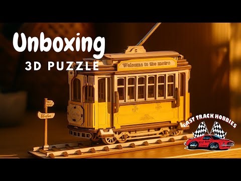 Build with us: Rolife 3D Wooden Train Puzzle