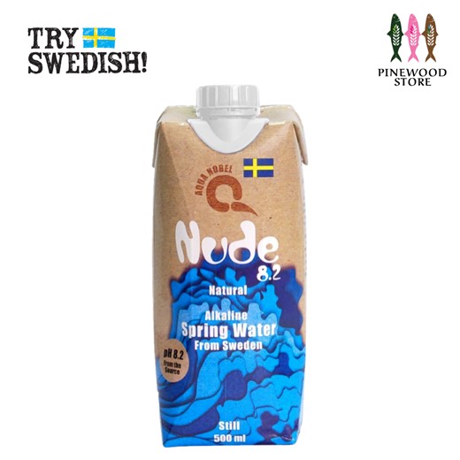 AQUA NOBEL | Swedish Natural Alkaline Spring Water #Tetra Pack Water (Best Before: 24 Jul 2027)