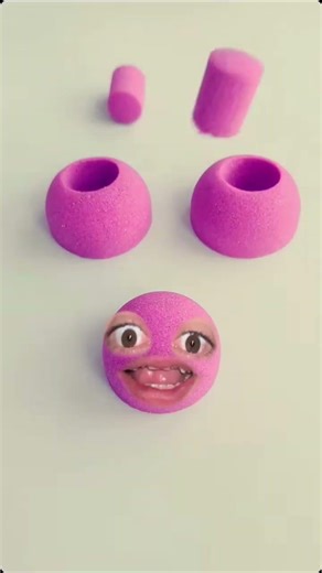 pink colour ball crushing #Challenge