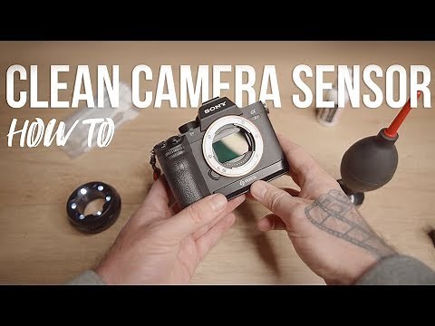 How To Clean Your Cameras Sensor | Sony Sensor Cleaning | A7III A9 A7RIII A7SII Sensor Dust