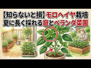 【もう買わない】モロヘイヤ栽培 庭とベランダで無限収穫するコツ
