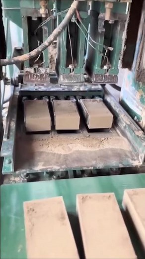 Revolutionary brick making part two:automatic machine in action