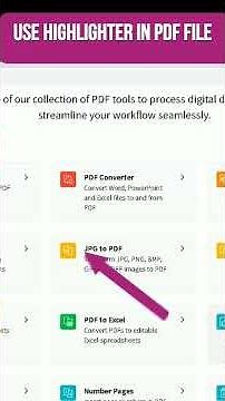 PDF File के अंदर में Edit करना और Text को Highlights कैसे करना है। #shorts