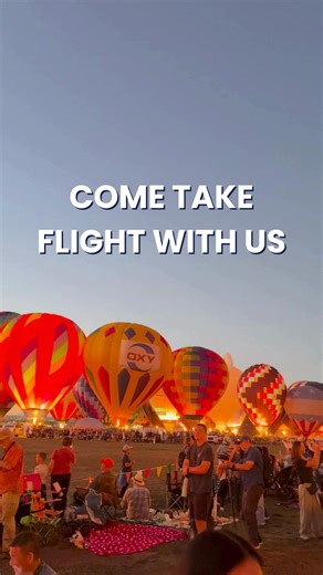Albuquerque Balloon Festival: The World's Largest Hot Air Balloon Event! Witness a breathtaking display of color, light & motion Hundreds of hot air balloons take to the sky Don't miss this unforgettable experience in New Mexico! When are you joining us? | Bucket List Events