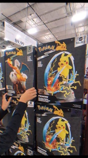 New Costco Pikachu and Charizard Deluxe Light Up Figure #pokemon #charizard #pikachu #costcofinds