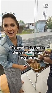 Foreigner's Honest Reaction to Trying Ketupat Opor for Eid for the First Time 😍 #shorts #streetfo...