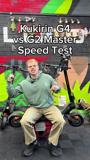 Speed test: G2 Master vs G4. Which one hit the 6 7👀 #KuKirin #SpeedTest #ElectricScooter #LOCOscooters