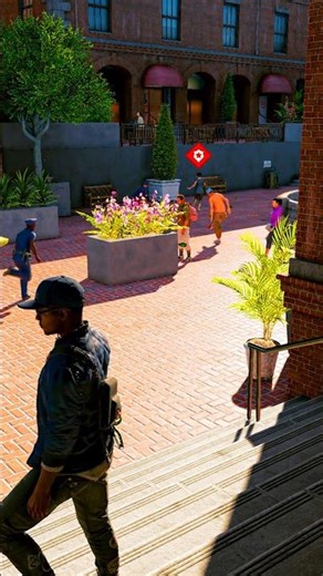 The girl was incredibly fast 🤣 watch dogs 2 #watchdogs #watchdogs2 #shorts #gaming