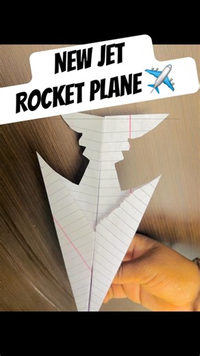 How to make homemade origami paper jet plane #diy #paper #origami #craft #papercraft #shorts