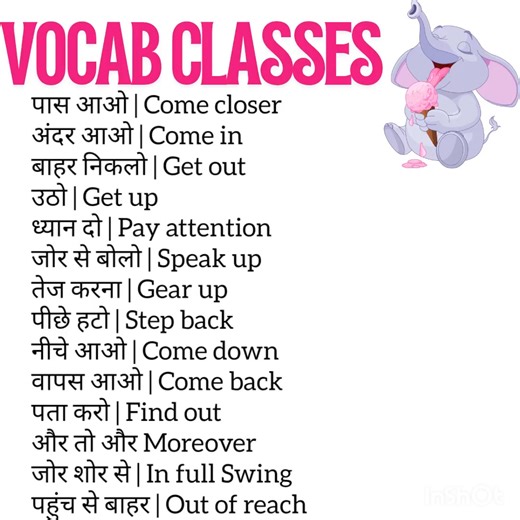 Learn english | Vocab Classes