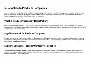 Farmer Producer Company (FPO) Registration - SlideServe