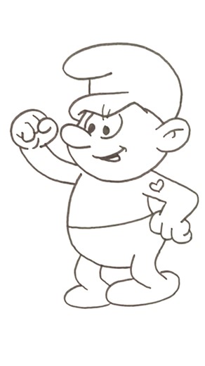 Easy Art By PG on Instagram: "How to draw a Smurf 🍄 #DrawingTutorial #HowToDraw #Smurfs #ArtLesson #EasyDrawing #StepByStepArt #Smurfs #CartoonArt #Nostalgia #90sKids #ArtistOnFacebook #ClassicCartoons #ArtReels #Smurf #Sketchbook #DrawingTimeLapse #FanArt #Creative"