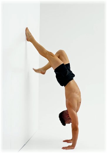 Wall Contortion Handstand Stretch v2
