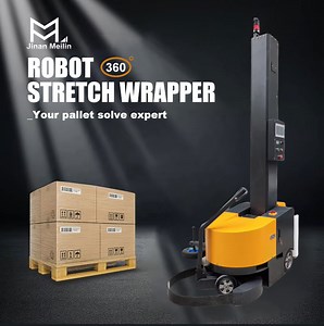 [Hot Item] High-Efficiency Automatic Robot Stretch Wrapper for Pallets