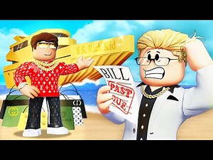 He SPENT All His BILLIONAIRE FAMILY's MONEY... (Roblox Movie)