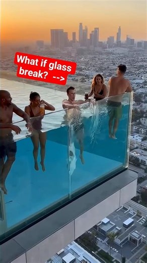 Broken infinity pool #shorts #youtubetrending #trending #pool #viral