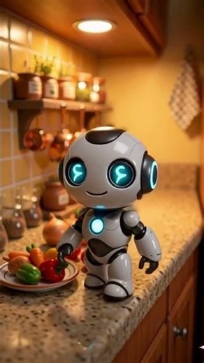 Meet Pixel—Your Tiny AI Kitchen Buddy! 😄🤖🍳