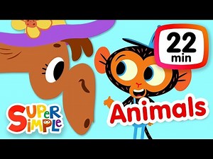 The Super Simple Show - Animals | Kids Songs & Cartoons About Animals - Videos For Kids