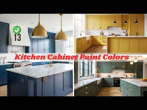 13 Kitchen Cabinet Paint Colors That Look STUNNING in Any Kitchen | Timeless & Modern Color Ideas