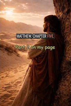 Relax with Matthew Chapter 5 (part 1)