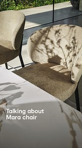 It all begins with an armchair. With a name that becomes that of a chair as well. There are two Mara designs, each with its own spirit, united by a single purpose: to make you feel at ease. With its generous, padded, welcoming shell and its rear legs that rise elegantly to support the backrest, Mara wins you over the moment you sit down. Ash wood adds further balance and momentum to its silhouette. Because here, beauty always has a reason to exist. #calligaris #mycalligarishome #interiordesign #