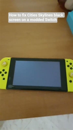 how to fix Cities Skylines black screen on a modded switch