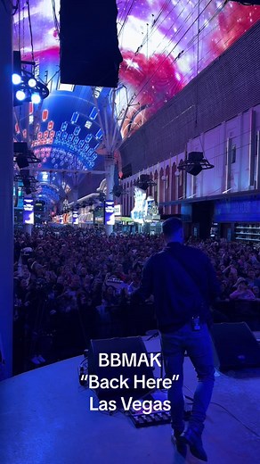 BBMAK “Back Here” in Las Vegas at Fremont Street Expereince #pop2000tour #bbmak @Fremont Street Experience #boybands #pop2k