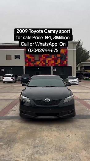 2009 Toyota Camry Sport SE for Sale - N4.8 Million