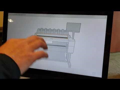How to Scan to File on a HP DesignJet T2600