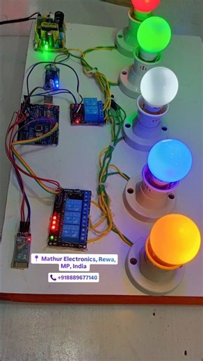 🤖 Ai based BLE Voice Control Home Automation 💡 using Arduino #tech #project #shorts